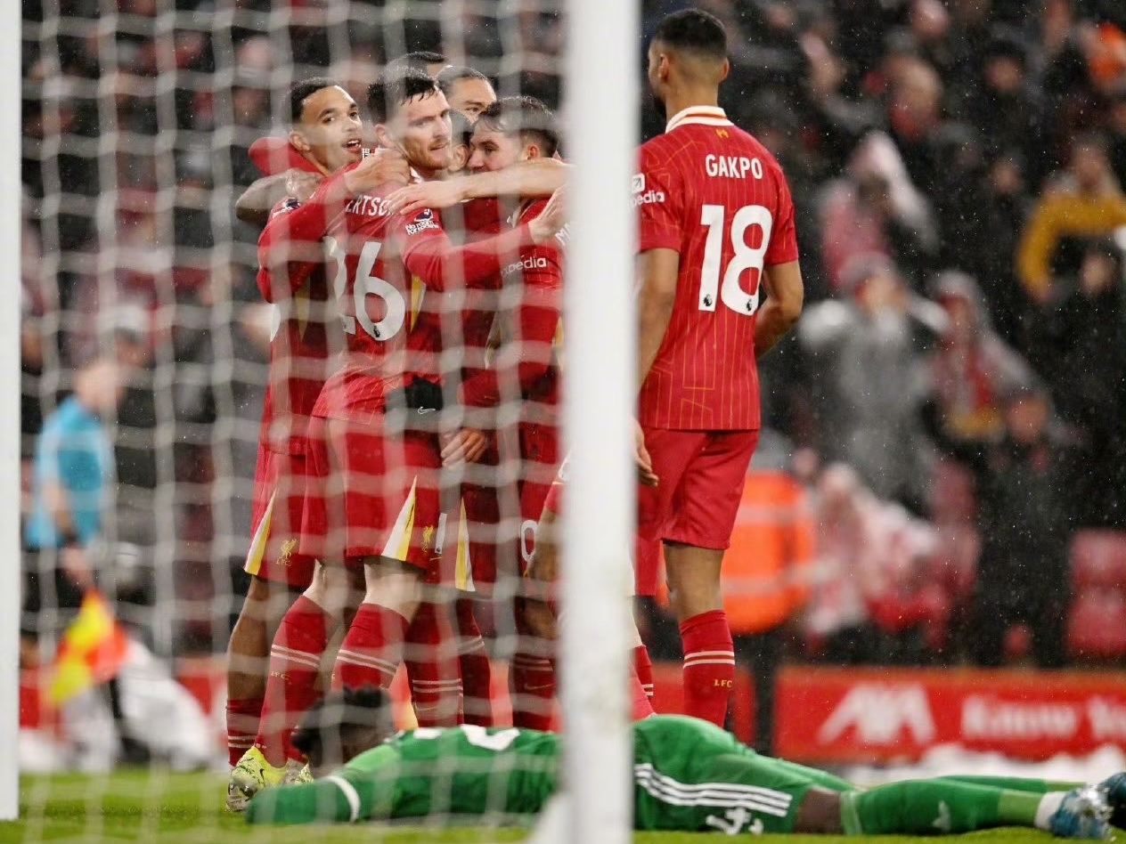 利物浦主场气势如虹,击败对手 利物浦主场气势如虹,击败对手